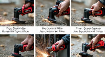 Die 6 häufigsten Fehler bei der Nutzung von Akku-Geradschleifern