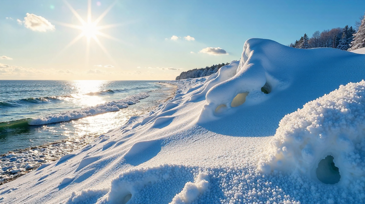 Eisige Wunder der Ostsee: Klima, Eisbedeckung und regionale Unterschiede