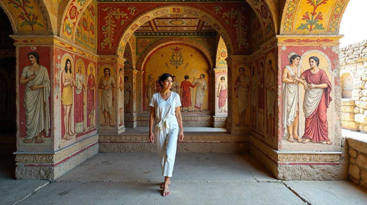 Kunstwerke der Antike: Pompeiis Geheimnisse, Neros Kaiserin und ihre Farben