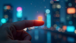 Futuristische Zahlungsmethoden: NFC-Chip, Innovation, digitale Revolution